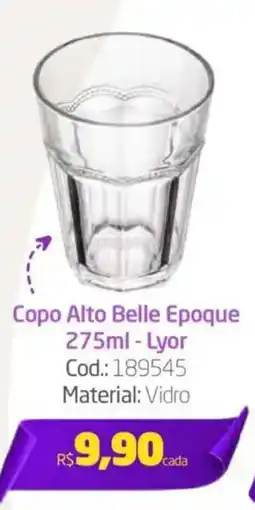 Preçolândia Copo Alto Belle Epoque Lyos oferta