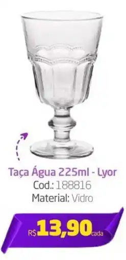 Preçolândia Taça Água Lyor oferta