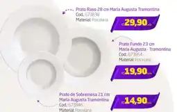 Preçolândia Prato Raso 28 cm Maria Augusta Tramontina oferta