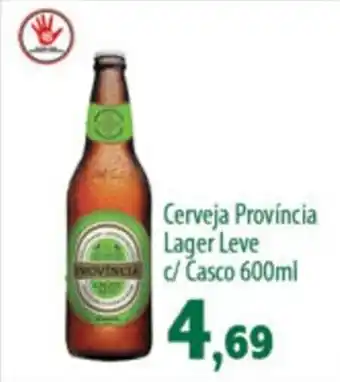 Cerveja Provoncia Lager Leve c/ Casco 600ml