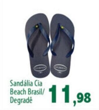 Sandalia Cia Beach Brasil/ Degrade