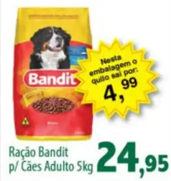 Racao Bandit p/ Caes Adulto 5kg