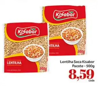 Shibata Supermercados Lentilha Seca Kisabor pacote 500g oferta