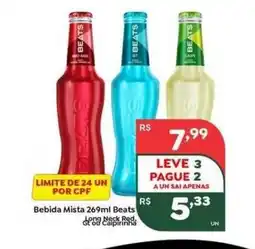 Verona Supermercados Bebida Mista Beats long neck oferta