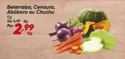 Dia Beterraba, Cenoura, Abóbora ou Chuchu oferta