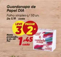 Dia Guardanapo de Papel DIA oferta