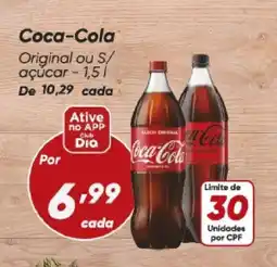 Dia Coca-Cola Original ou S/ açúcar oferta
