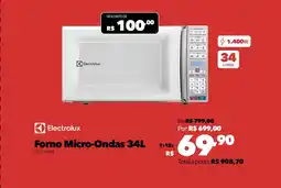 Deltasul Electrolux Forno Micro-Ondas oferta