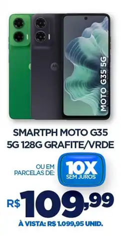 DB Supermercados Smartph moto g35 5g 128g grafite/vrde oferta