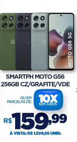DB Supermercados Smartph moto g56 256gb cz/grafite/vde oferta