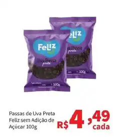 Macromix Atacado Passas de Uva Preta Feliz sem Adição de Açúcar oferta