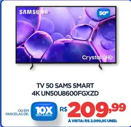 DB Supermercados Tv 50 sams smart 4K UN50U8600FGXZD oferta