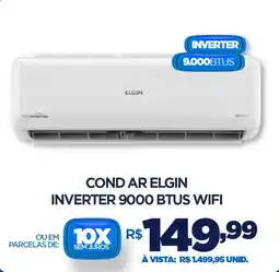DB Supermercados Cond ar elgin INVERTER 9000 BTUS WIFI oferta