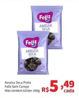 Macromix Atacado Ameixa Seca Preta Feliz Sem Caroço Não contém Glúten oferta