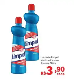 Macromix Atacado Limpador Limpol Multiuso Clássico Squeeze oferta