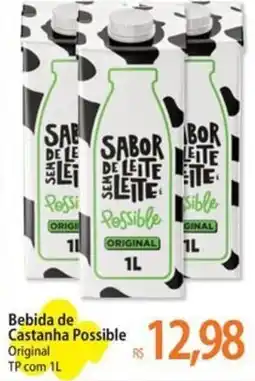 Atacadão Bebida de Castanha Possible Original TP oferta