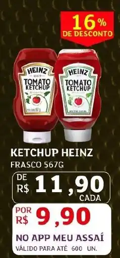 Assaí Atacadista Ketchup heinz oferta