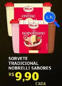 Assaí Atacadista Sorvete tradicional nobrelli sabores oferta