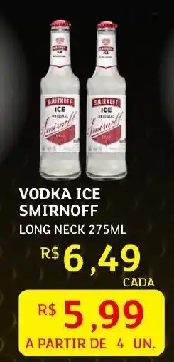 Assaí Atacadista Vodka ice smirnoff oferta