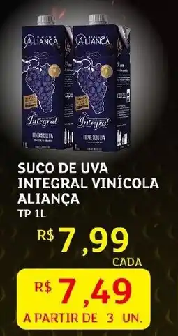 Assaí Atacadista Suco de uva integral vinícola aliança tp oferta