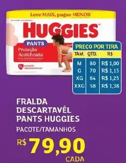 Assaí Atacadista Fralda descartavél pants huggies oferta
