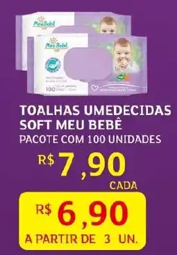 Assaí Atacadista Toalhas umedecidas soft meu bebê oferta
