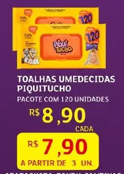 Assaí Atacadista Toalhas umedecidas piquitucho oferta