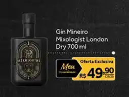 Verdemar Supermercado Gin Mineiro Mixologist London Dry oferta