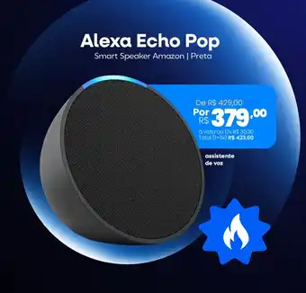 Alexa Echo Pop Smart Speaker Amazon | Preta