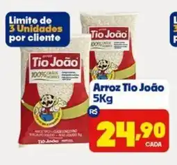 Boa Supermercados Arroz Tio João oferta