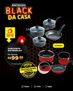 Casa e Vídeo Conjunto de panelas oferta