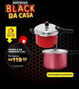 Casa e Vídeo Panela de pressao oferta