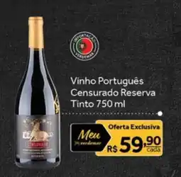 Verdemar Supermercado Vinho Português Censurado Reserva Tinto oferta