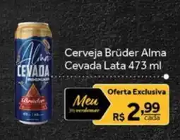 Verdemar Supermercado Cerveja Brüder Alma Cevada Lata oferta