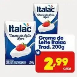 Boa Supermercados Creme de Leite Italac Trad. oferta