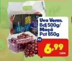 Boa Supermercados Uva Verm Bdj 500g/ Maçã Pct oferta