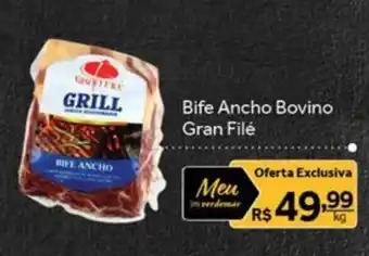 Verdemar Supermercado Bife Ancho Bovino Gran Filé oferta