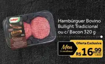 Verdemar Supermercado Hambúrguer Bovino Bullight Tradicional ou c/ Bacon oferta