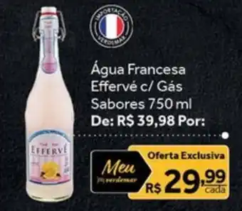 Verdemar Supermercado Água Francesa Effervé c/ Gás Sabores oferta