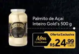 Verdemar Supermercado Palmito de Açaí Inteiro Gold's oferta