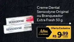 Verdemar Supermercado Creme Dental Sensodyne Original ou Branqueador Extra Fresh oferta