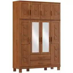 Benoit Guarda Roupa / Roupeiro Finestra 1275C 8 Portas 2 Gavetas oferta