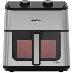 Benoit Fritadeira Air Fryer Britânia 3 em 1 BAF80A 8L Visor Glass oferta