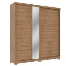 Benoit Guarda-Roupa / Roupeiro Carraro Buzios 1179 2 Portas e 4 Gavetas com Espelho 224x210x52cm oferta