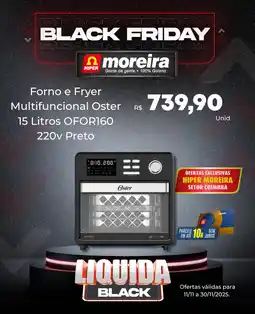 Hiper Moreira Forno e Fryer mu OFOR160 220v Preto oferta