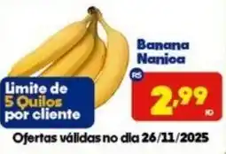 Boa Supermercados Banana Nanica oferta