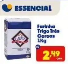 Boa Supermercados Farinha Trigo Três Coroas oferta