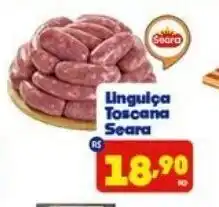 Boa Supermercados Linguiça Toscana Seara oferta