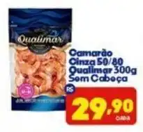 Boa Supermercados Camarão Cinza 50/80 Qualimar 3 Sem Cabeça oferta