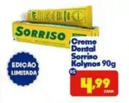 Boa Supermercados Creme Dental Sorriso Kolynos oferta